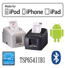 Star TSP654IIBiTI Bluetooth printer - White