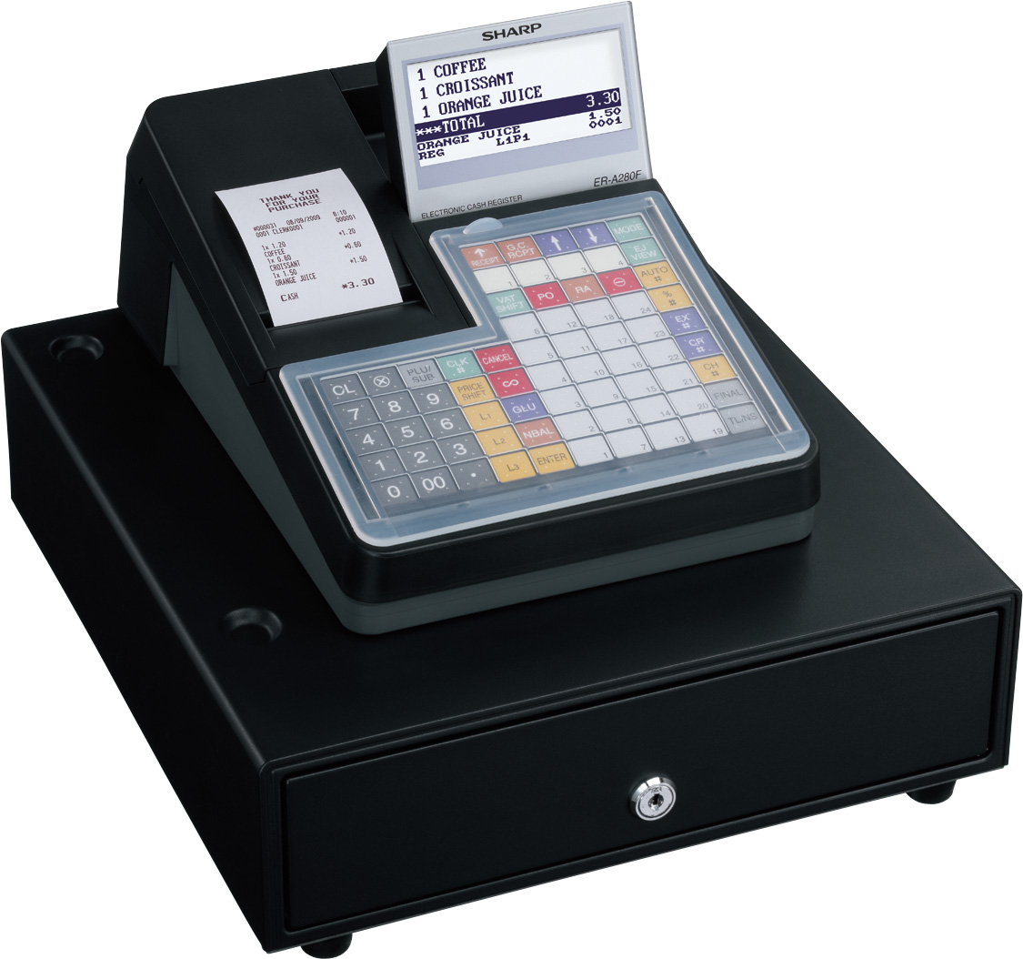 Cash Register Sharp ER-A280F/ER-A280N
